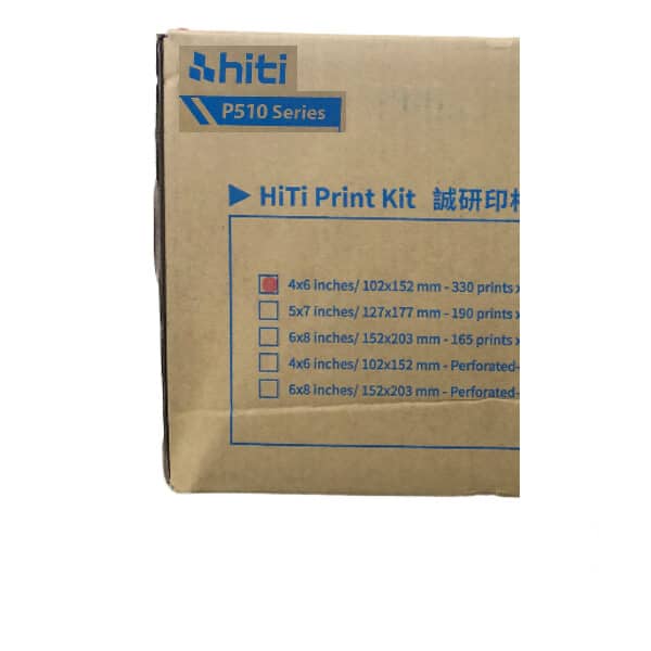 Hiti Carta P510 carta 10x15 Conf. 2 Rotoli carta + 2 Ribbon Hiti Carta P510 carta 10x15 Conf. 2 Rotoli carta + 2 Ribbon